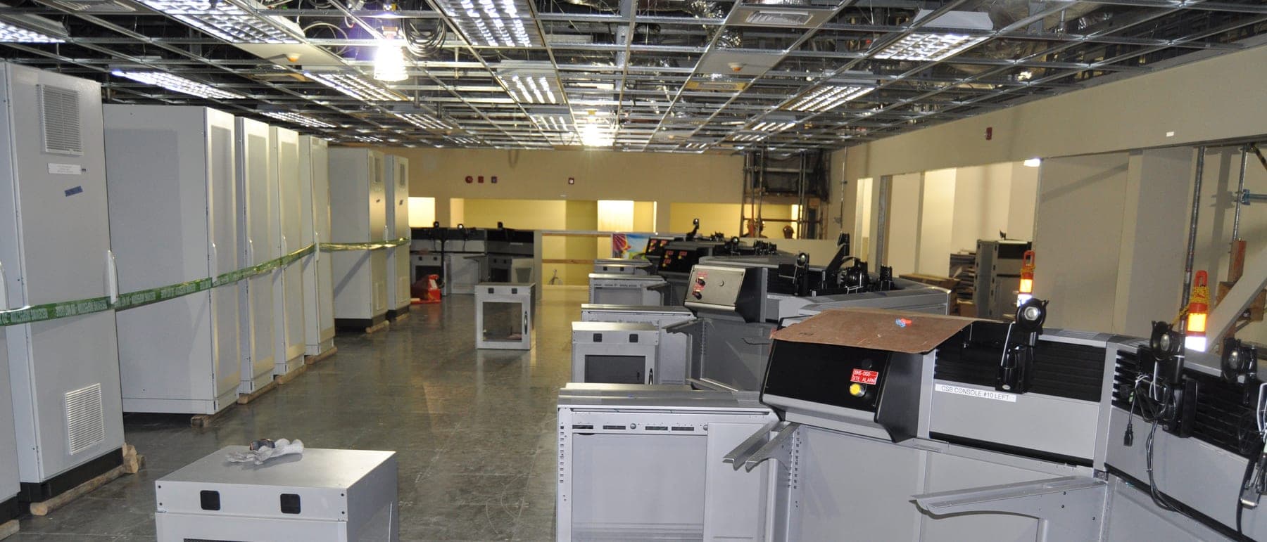 Sala de control de una instalación industrial