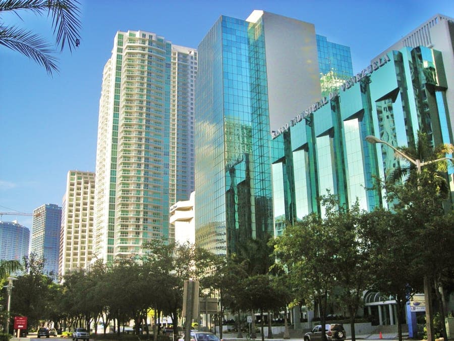 Torres vidriadas del distrito financiero